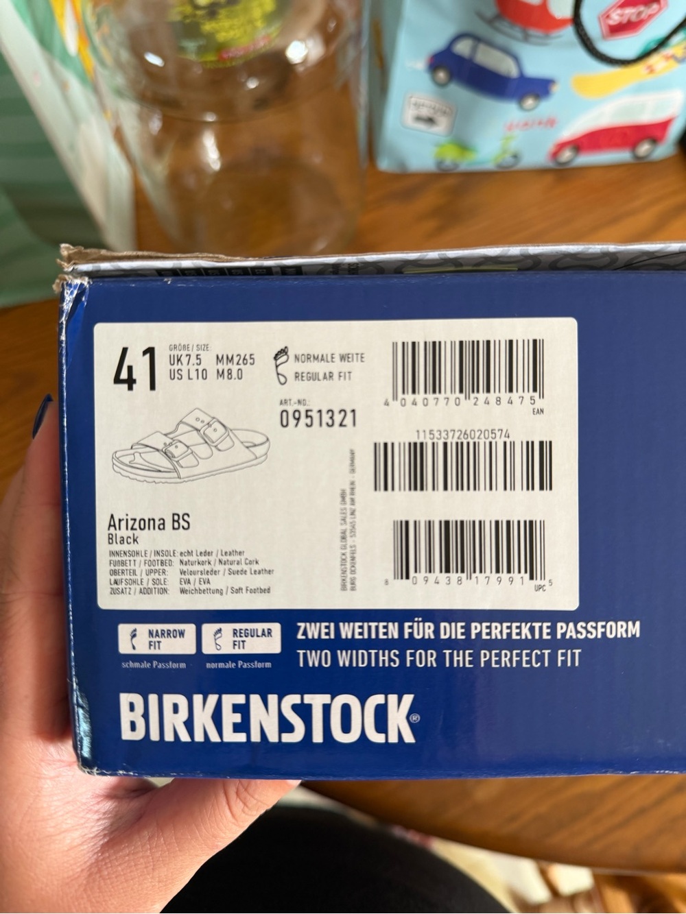 Birkenstock Black Suede Two-Buckle Sandals - Picture 3 of 4
